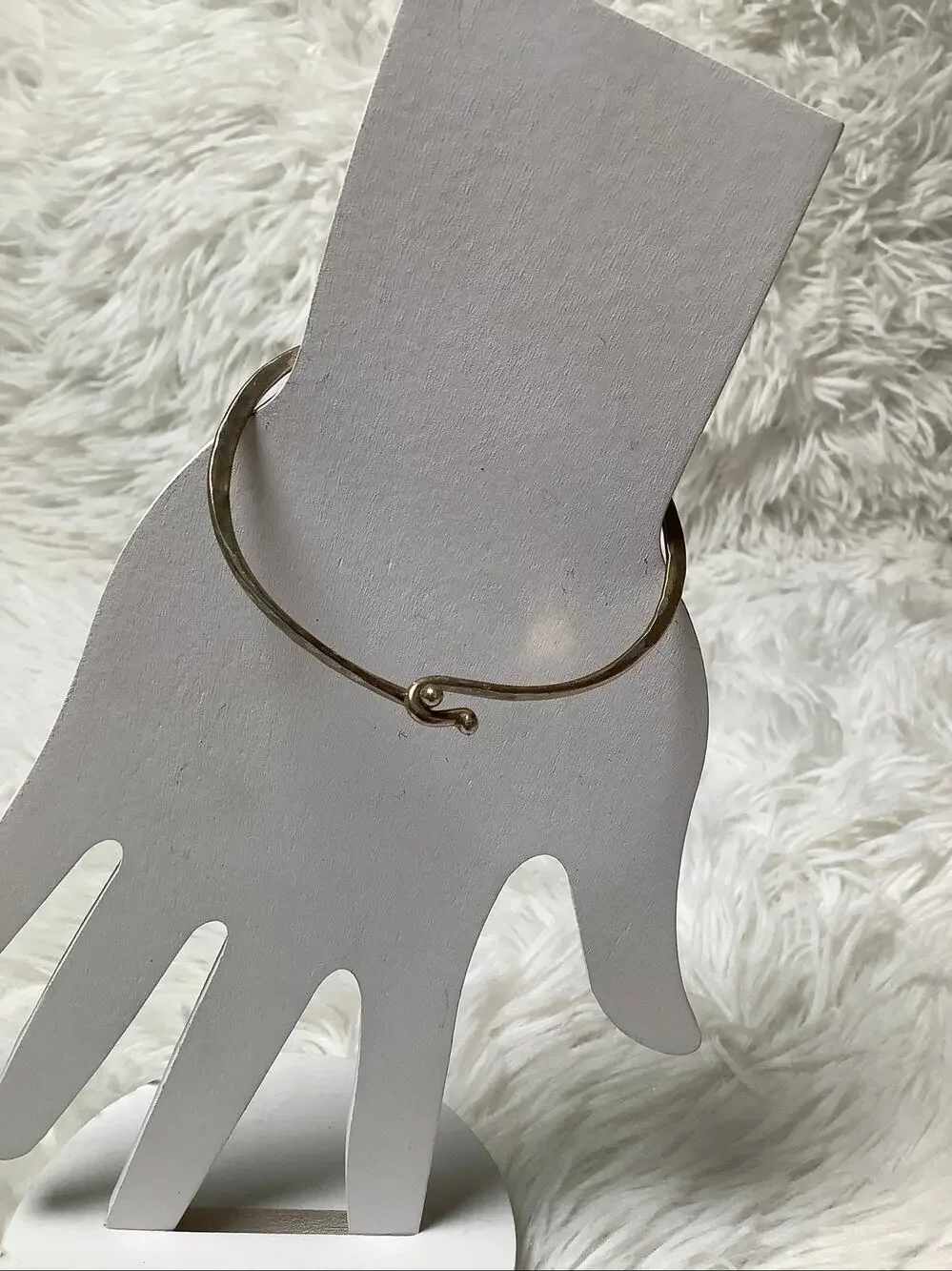 James Avery 925 Sterling Silver Hook-On Bangle Charm Bracelet Minimalist F17-8